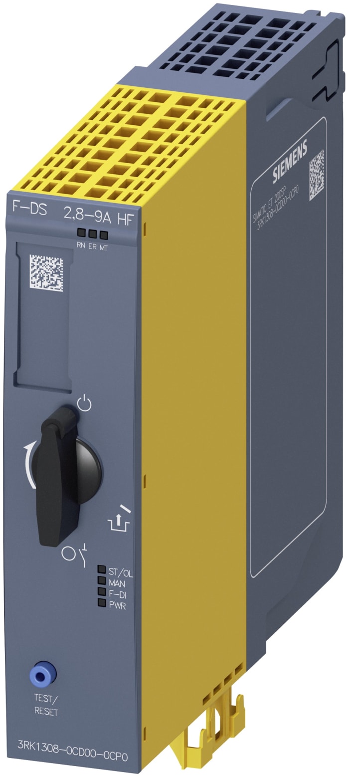 Arrancador suave Siemens SIMATIC 3RK1308, 9 A, 48 → 500 V ac, 4 kW, mono, trifásico, IP20