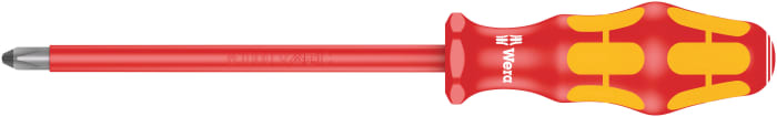 Destornillador RS PRO, tipo VDE, punta Phillips PH3, hoja de 150 mm, aprobado VDE