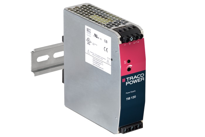 Alimentation pour rail DIN TRACOPOWER, série TIB 120, 48V c.c.out 2.5A, 120W