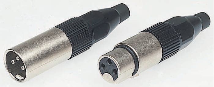 Amphenol Cable Mount XLR Connector, Female, 3 Way, Tin Plating