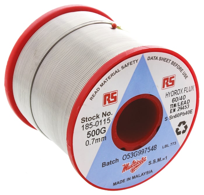 288850 Multicore | Multicore Wire, 0.7mm Lead solder, 183 288850 Multicore | Multicore Wire, 0.7mm Lead solder, 183