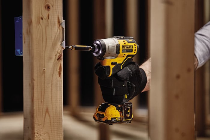 DCF801D2 GB DeWALT DeWALT DCF801D2 GB 12V Impact Driver with 2 x 2Ah Batteries Type G British 3 pin 185 1448 RS Components