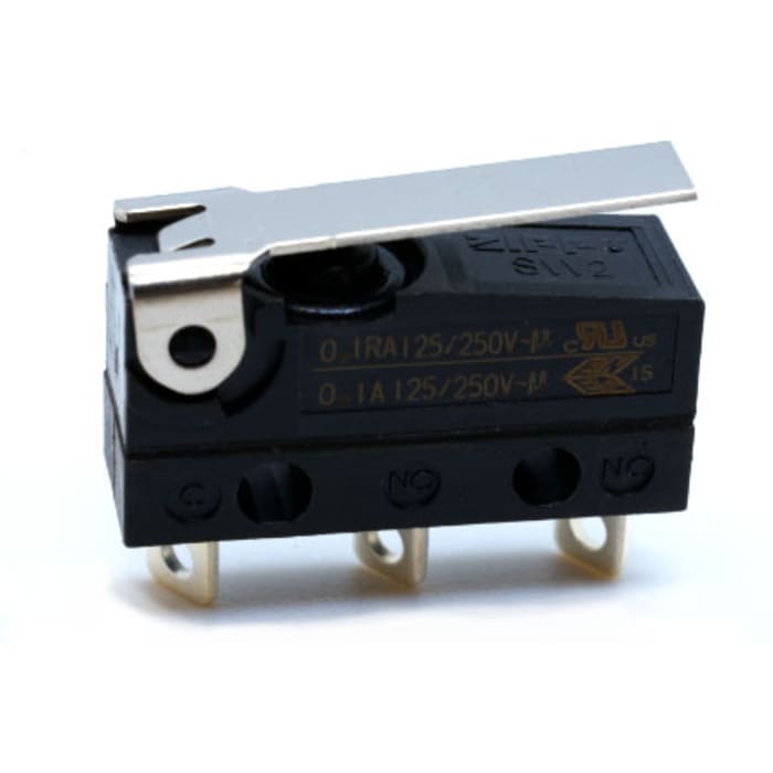 Zippy Snap Micro Switch, Solder Terminal, 100 mA, SP-CO, IP67