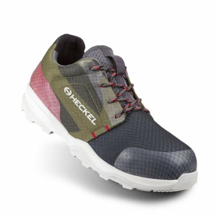Heckel RUN-R 510 Men's Grey Composite  Toe Capped Safety Trainers, UK 8, EU 42