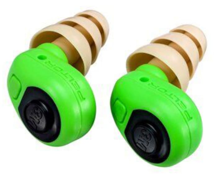 3M PELTOR Wireless Listen Only Electronic Ear Plugs with Ear Plug, 32dB, Green