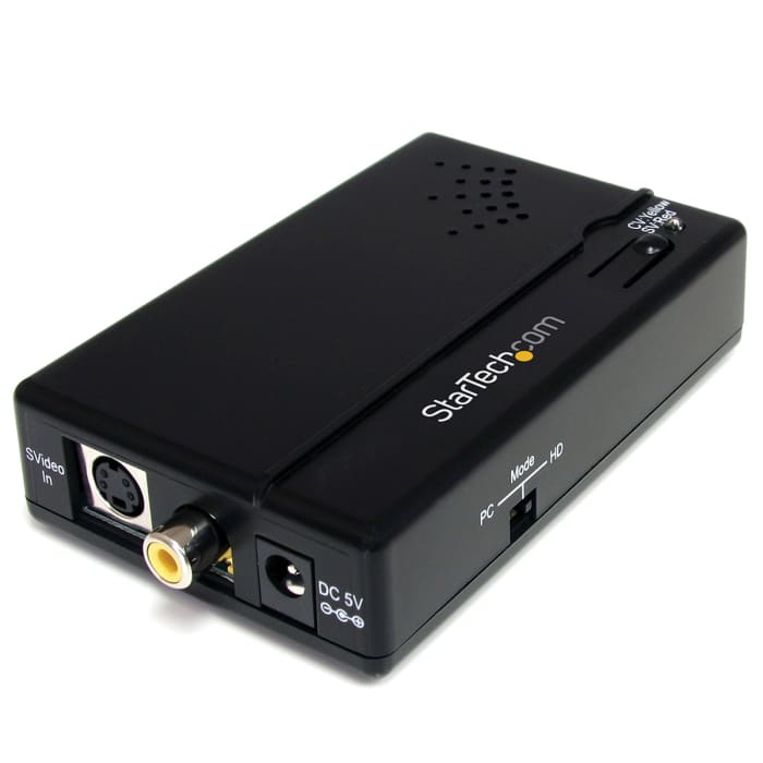 StarTech.com 3.5mm Stereo, Composite, S-Video to HDMI Video Converter, 1600 x 1200 Maximum Resolution