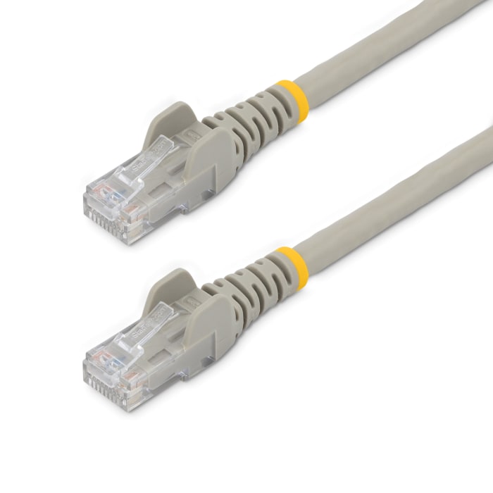 Câble Ethernet StarTech.com catégorie 6, U/UTP, Gris, Longueur 2m PVC, avec connecteur, Protection CMG