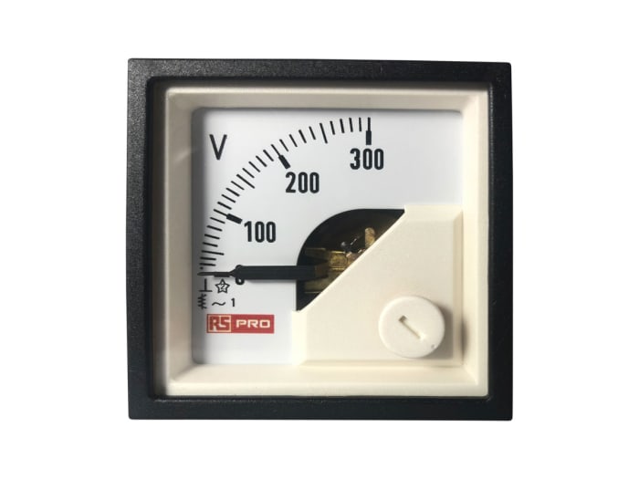 Voltmètre analogique RS PRO, V c.a., 0,01