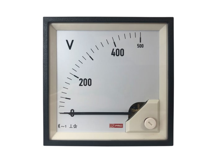 Voltmètre analogique RS PRO, V c.a., 0,01