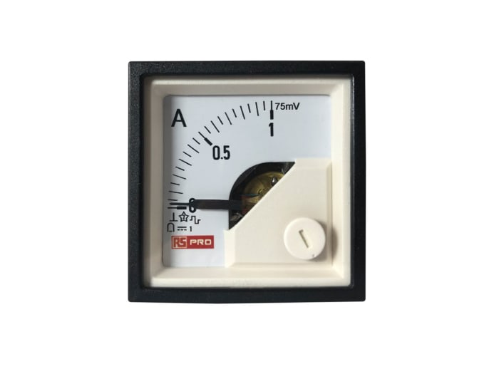 RS PRO Analogue Voltmeter DC, Analogue Display 1 %