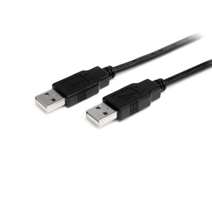 Cable USB 2.0 StarTech.com, con A. USB A Macho, con B. USB A Macho, long. 2m, color Negro