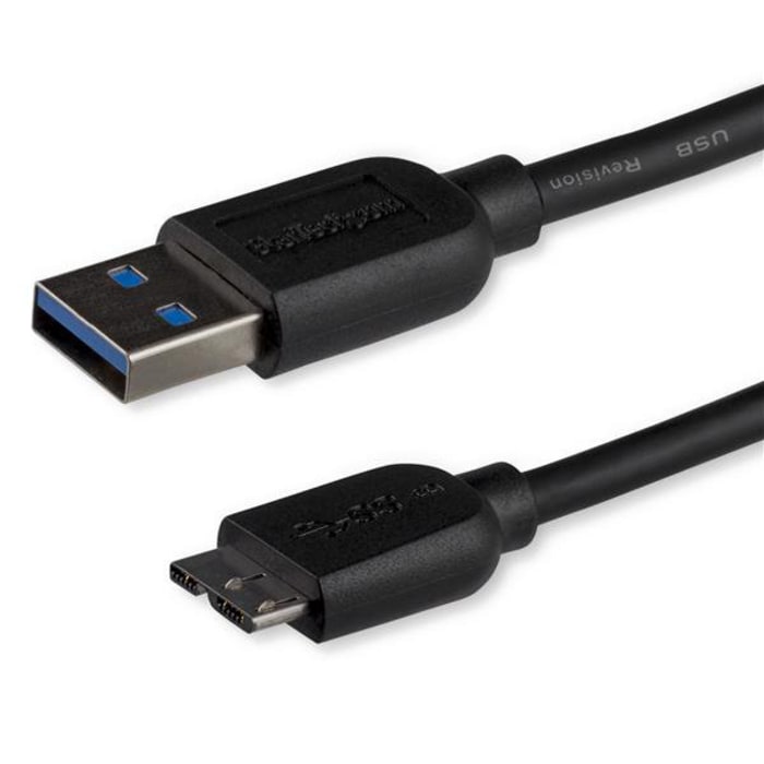 StarTech.com USB 3.0, Male USB A to Male Micro USB B, 5Gbps, 3m