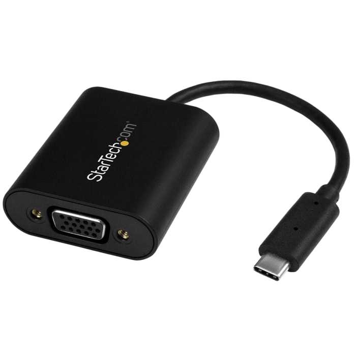 StarTech.com USB C to VGA Adapter, USB 3.1, 1 Supported Display(s) - 1920 x 1200