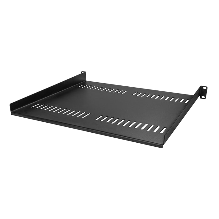 StarTech.com Black Shelf, 1U, 20kg Load, 441mm x 401mm
