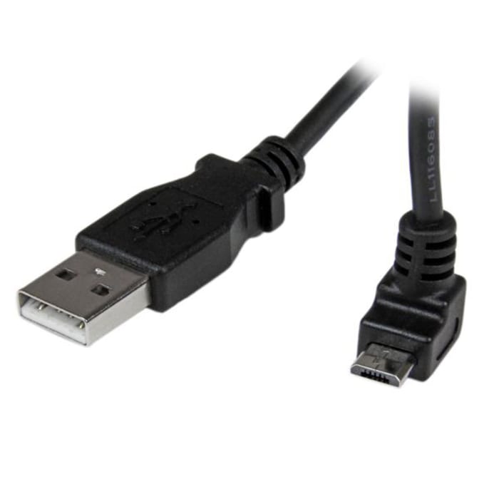 Cable USB 2.0 StarTech.com, con A. USB A Macho, con B. Micro USB B Macho, long. 2m, color Negro