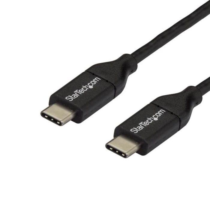 Cable USB 2.0 StarTech.com, con A. USB C Macho, con B. USB C Macho, long. 3m, color Negro