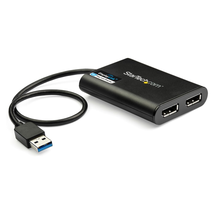 Adaptér, počet zobrazení: 2, 4K, typ USB: USB A, video připojení: DisplayPort, standard: USB 3.0