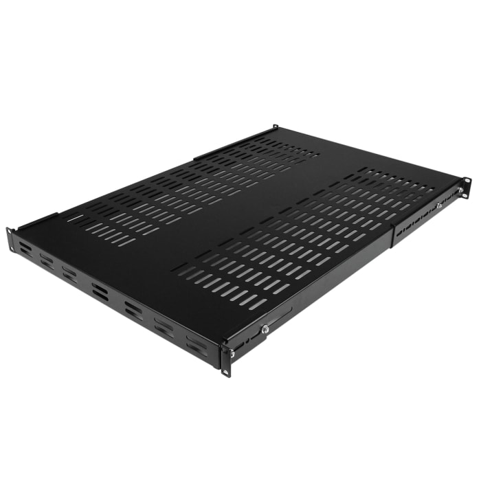 Startech Black Shelf, 2U, 113kg Load, 450mm x 700mm