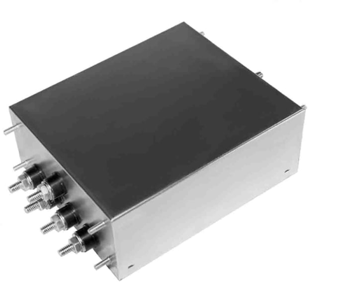 TE Connectivity, Corcom EP 3 A 250V ac 50/60 Hz, Flange RFI Filter, Fast-On 1 Phase