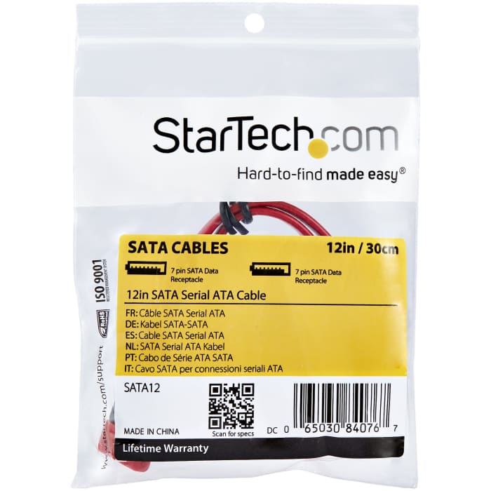 SATA12 StarTech.com | Cable SATA StarTech.com, con. A: Datos SATA