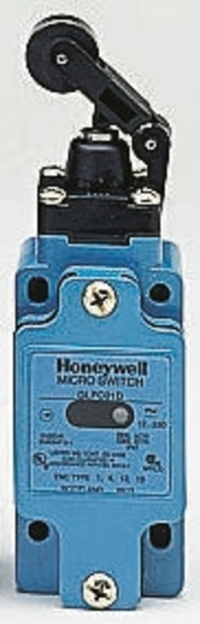 Honeywell GLF Series Roller Lever Limit Switch, NO/NC, IP67, SPDT, Die Cast Zinc Housing, 250V ac Max, 10A Max