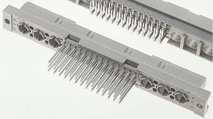 ERNI 64 Way, Straight DIN 41612 Connector, Socket