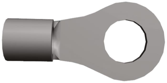 TE Connectivity, SOLISTRAND Uninsulated Ring Terminal, M4 (#8) Stud Size, 1mm² to 2.6mm² Wire Size