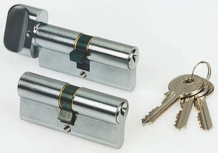 Legge Brass Cylinder Lock, 35 x 35 mm