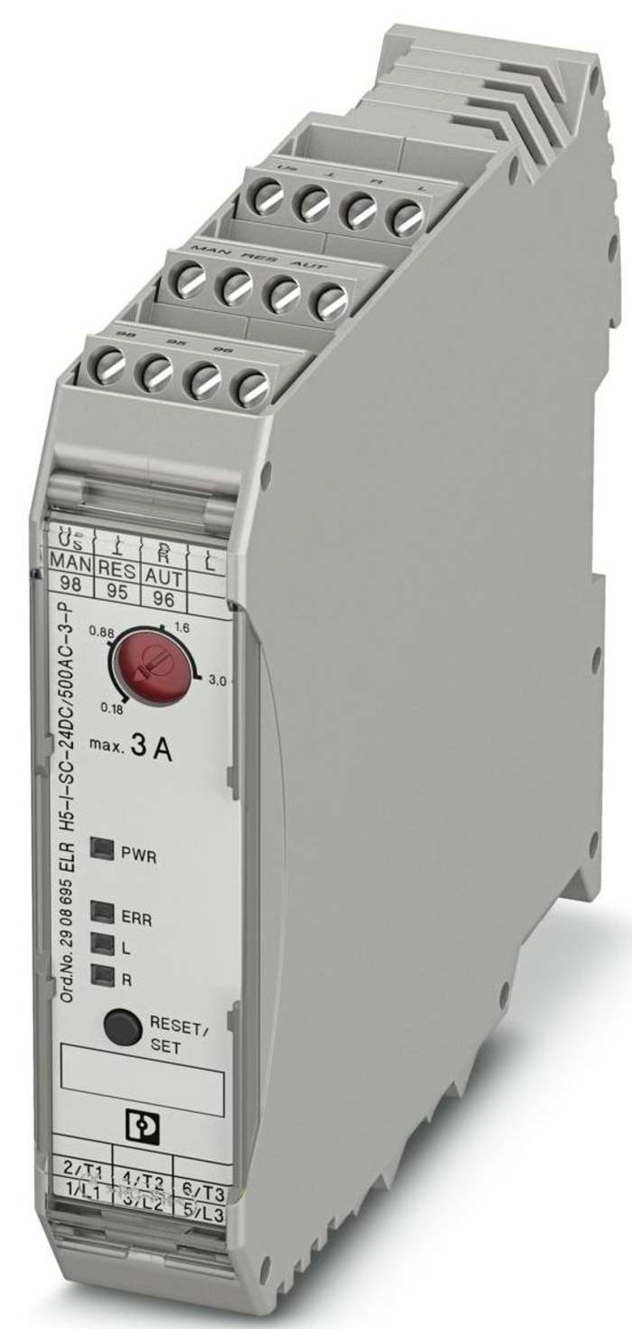 Phoenix Contact ELR H5-I-SC- 24DC/500AC-3-P Advanced Motor Starter, 30V, 3 Phase, IP20