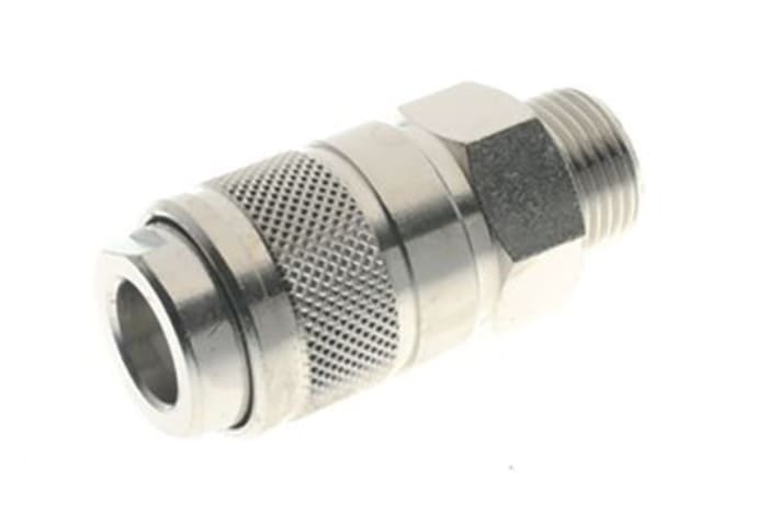 RS PRO Brass Quick Air Coupling Male BSP
