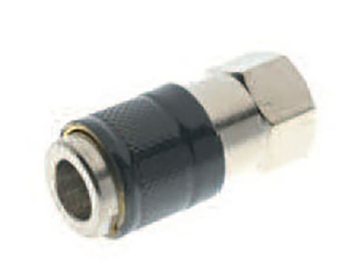 Coupleur d'air RS PRO, Filetage vers Femelle G 1/8 Femelle 1/8pouces en Laiton
