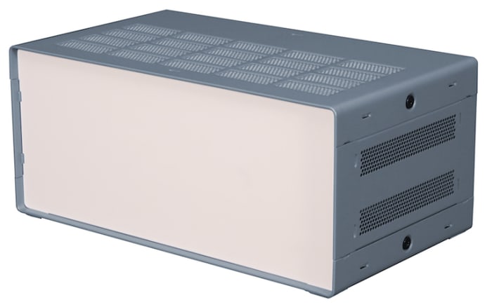 RS PRO | RS PRO Grey Extruded Aluminium Enclosure, IP30, Grey Lid, 178 ...