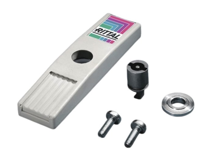 Rittal RAL 7035 Locking Handle, Swing