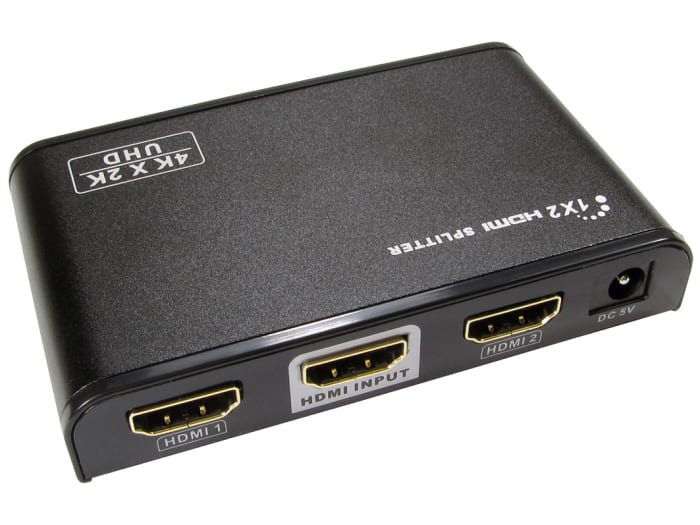 NLHDSP402-V2 NewLink, NewLink 2 Port 1 Input 2 Output HDMI Splitter 4K x  2K, 189-0002