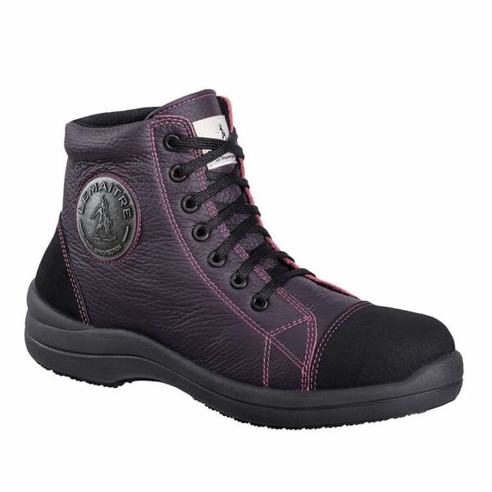 Purple safety shoes best sale