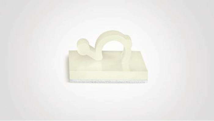 Clip serre-câbles HellermannTyton, Ø maximum 3mm, en Nylon, type Pince à câble