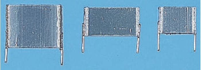 EPCOS B32562 Polyester Film Capacitor, 160 V ac, 250 V dc, ±10%, 2.2μF, Through Hole