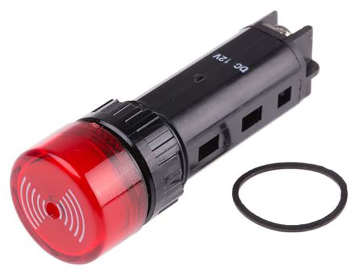 RS PRO Panel Mount Buzzer, 24 V dc, IP40, DC