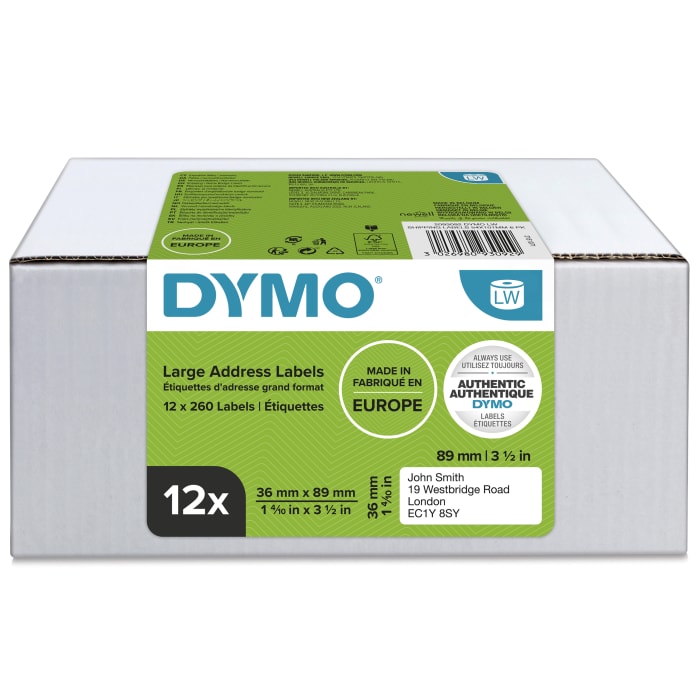 Dymo Label, 36 x 89mm Label Size
