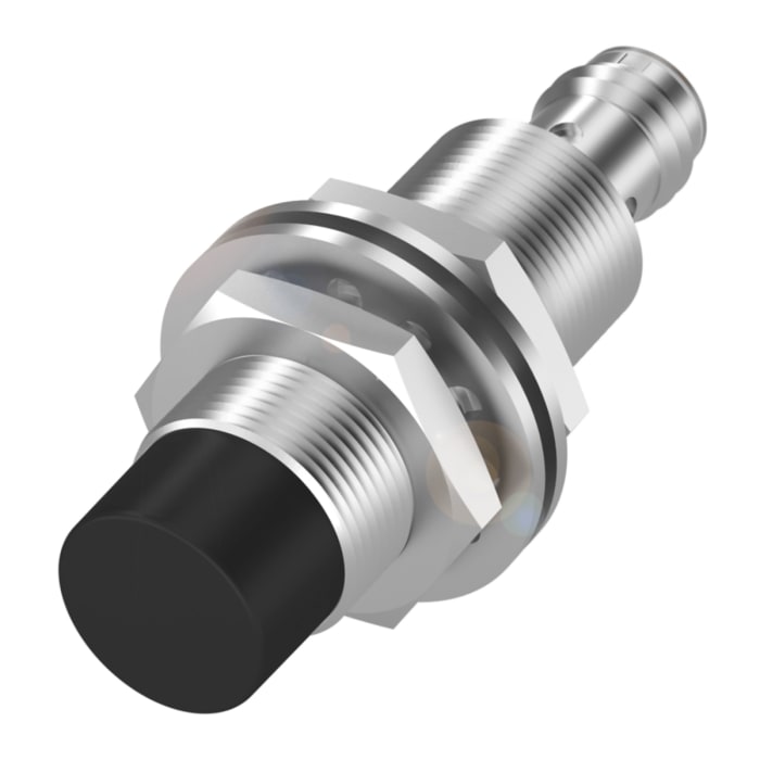 BALLUFF Capacitive Threaded Barrel Proximity Sensor, M18, 20 mm Detection, PNP NO, 10 → 30 V dc