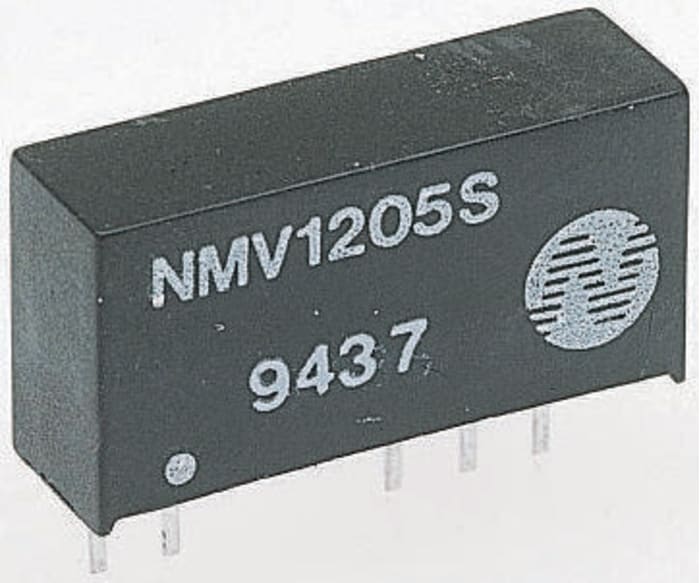 Murata Power Solutions Isolated DC-DC Converter, ±12V dc/ ±42mA Output, 4.5 → 5.5 V dc Input, 1W, Through Hole,
