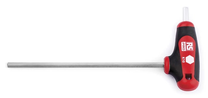 RS PRO T Shape Metric Hex Key, 6mm