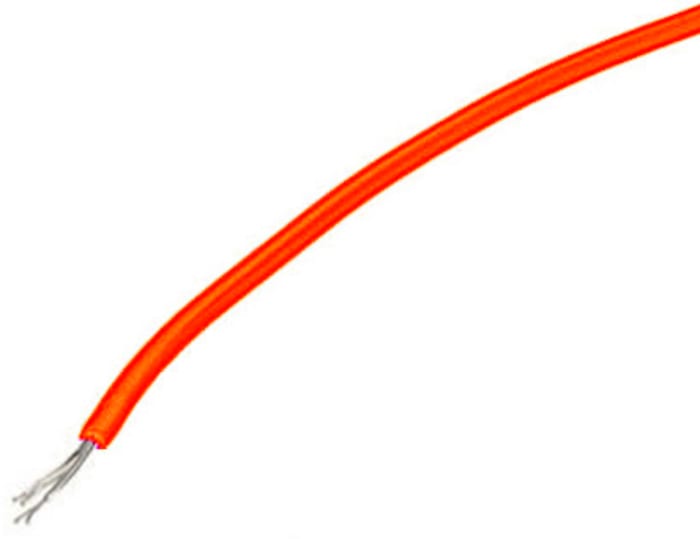 Nexans KY30 Series Red 0.2 mm² Hook Up Wire, 24 AWG, 7/0.2 mm, 250m, PVC Insulation, 10039047