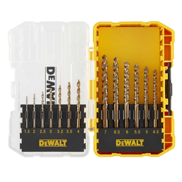 Dewalt industrial cobalt drill bit set shop