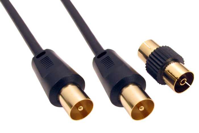 RS PRO TV Aerial Connector Series, 20 m, RF Coaxial, Terminated 75 Ω