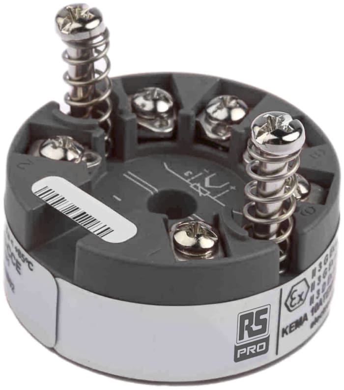 RS PRO Temperature Transmitter Linear Resistance, RTD, Thermocouple, Voltage Input, 8 → 30 V dc