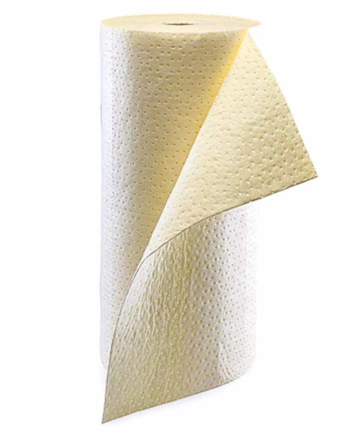 Ecospill Ltd Spill Absorbent Roll for Chemical Use, 128 L Capacity, 1 per Pack