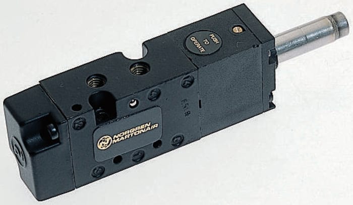 Norgren 5/2 Pneumatic Control Valve - Solenoid/Spring Metric M5 V08 Series