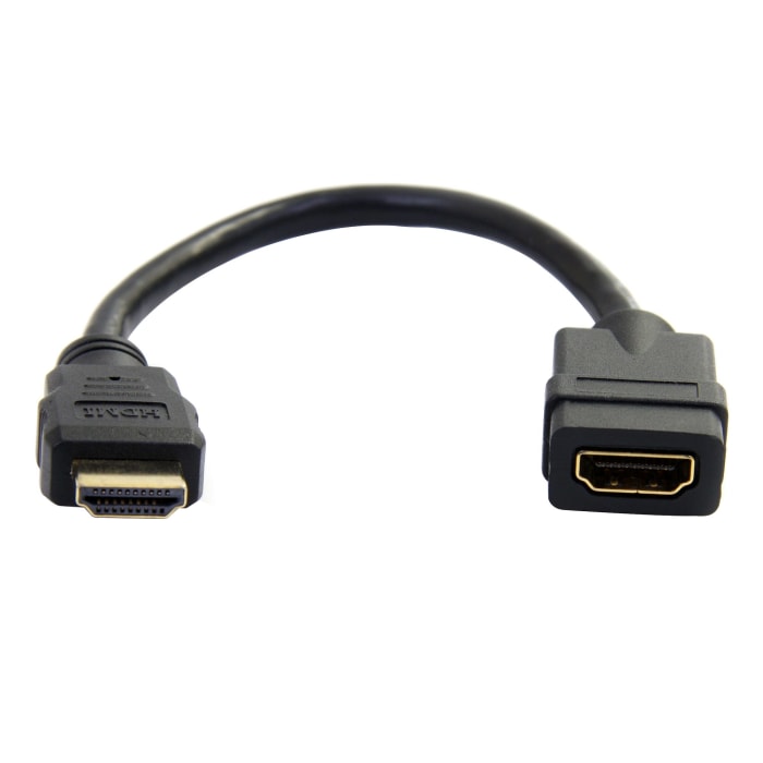 HDMIEXTAA6IN StarTech.com | Startech 4K @ 30Hz HDMI 1.4 Male HDMI to Female HDMI Cable, 15cm | | RS Components