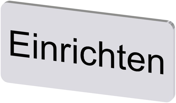3SU1900-0AC81-0AR0 Siemens | Siemens Labeling plate, Einrichten | 193 ...